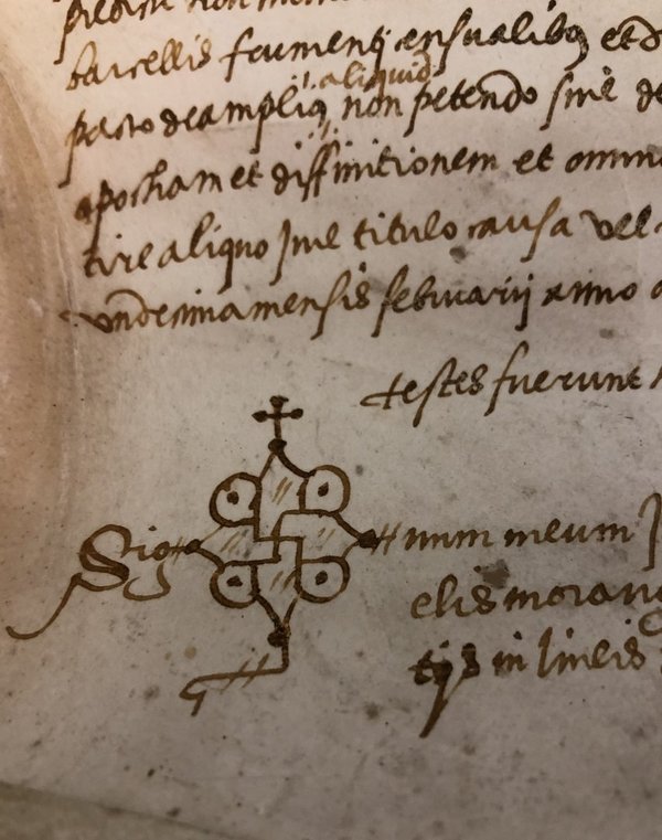 Manuscrito en pergamino siglo XVI Mallorca